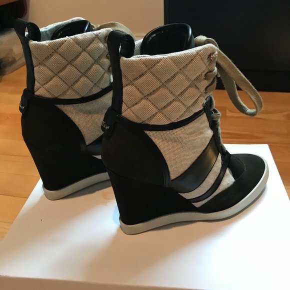 chloe wedge sneakers